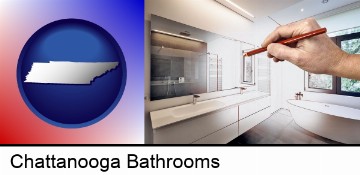 modern bathroom design in Chattanooga, TN