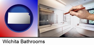 modern bathroom design in Wichita, KS